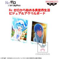 【A.白ワンピース(青色) 】Reゼロから始める異世界生活ビジュアルアクリルボード