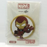 【B.アイアンマン】MARVEL GURIHIRU ART缶バッジ