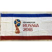 【A.ホワイト】2018FIFA WORLD CUP RUSSIA バスタオル