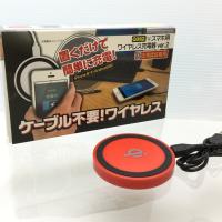 (アウトレット)【A.レッド】QI対応 スマホ用ワイヤレス充電器 ver．2