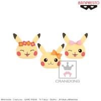 （アウトレット）	【A.ピカチュウ(メスのすがた)お花飾り】Girlish PIKACHU ぬいぐるみポーチ