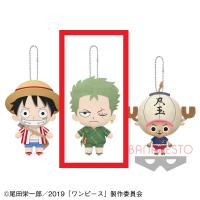 【B.ゾロ】劇場版 『ONE PIECE STAMPEDE』 カバンに付けられるおすわりぬいぐるみ～麦わらの一味～(ワンピース)