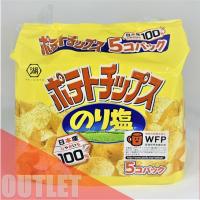 （アウトレット）【C.のり塩】湖池屋 ポテトチップス5個パック