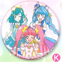 【K.3人集合】スター☆トゥインクルプリキュア 缶バッジ