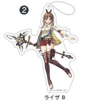 【B.ライザB】ライザのアトリエ～常闇の女王と秘密の隠れ家～ダイカットアクリルキーホルダーボールチェーン