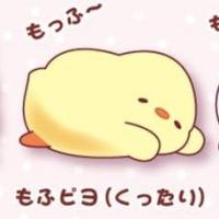 【C.もふピヨ(くったり)】もふピヨ もふもふぬいぐるみ