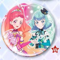 【W.ひびき＆アリシア】アイカツオンパレード！ 缶バッジ