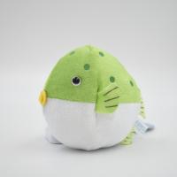 【L.Green pufferfish】Marine Park Glitter Stuffed Animal Grand Blue