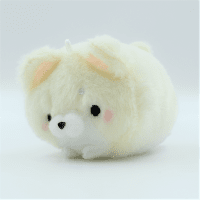 [D.White]Korokoro Shiba Wan Ball Chain Mascot 