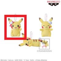 【A.ノーマル】Girlish PIKACHU カバンに付けられるでっかいぬいぐるみ～ふわふわオシャレ～