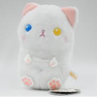 [C.White cat]Potekoro Friends Plush Toy/Dog and Cat