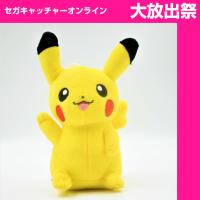 【B.ピカチュウ(メス)】ポケモンフォーカス <オス・メスのすがた> ぬいぐるみ～ピカチュウ（オス）・ピカチュウ（メス）・ニドラン♂・ニドラン♀～