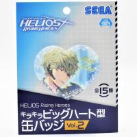 【K.キース・マックス】HELIOS Rising Heroes キラキラビッグハート型缶バッジVol.2