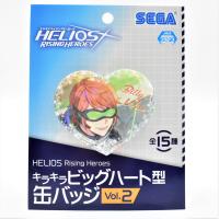 【M.ビリー・ワイズ】HELIOS Rising Heroes キラキラビッグハート型缶バッジVol.2