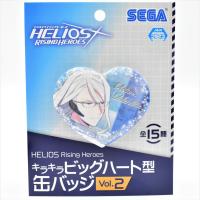 【G.ヴィクター・ヴァレンタイン】HELIOS Rising Heroes キラキラビッグハート型缶バッジVol.2