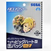 【I.レオナルド・ライト・Jｒ】HELIOS Rising Heroes キラキラビッグハート型缶バッジVol.2