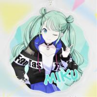 【K.初音ミク（Vivid BAD SQUAD）】プロジェクトセカイ カラフルステージ！Feat.初音ミク アクリルキーチェーンマスコット Vol.1