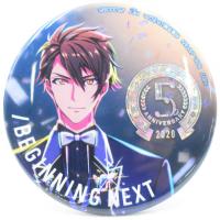 【J.十龍之介】アイドリッシュセブン　ホログラム缶バッジ～／BEGINNING NEXT～