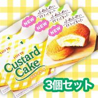 【3個セット】カスタードケーキ※賞味期限2023.02.28