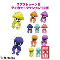 【J.タコレッド】スプラトゥーン3 ダイカットクッション2 (長さ50cm)