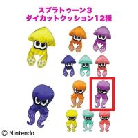 【L.タコパープル】スプラトゥーン3 ダイカットクッション2 (長さ50cm)