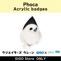 ■Phoca アクリルバッジ(クリエイターズクレーン)