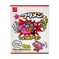 【しょうゆ】おやつカンパニー ブタメン ミドル4P BOX ※賞味期限2023.6.28