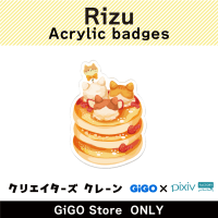 [C] Rizu Acrylic Badges(Creator's Crane)