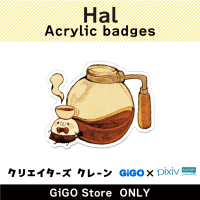 [B] Hal Acrylic Badges(Creator's Crane)