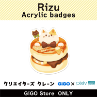 [A] Rizu Acrylic Badges(Creator's Crane)