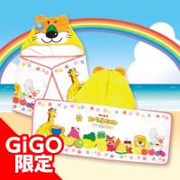 【A.ピンク】たべっ子どうぶつトロピカルパーティーフード付きタオル～GiGO限定～