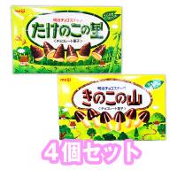 【4個セット】きのこの山たけのこの里2種 ※賞味期限2024.7.31