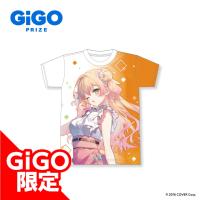 【桃鈴ねね】hololive フルグラフィックＴシャツ おでかけVer.～GiGO限定～