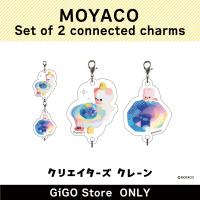 [Precious stone]MOYACO Set of 2 connected charms