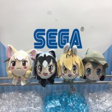 けものフレンズ　寝そべりぬいぐるみ“サーバル＆カバン＆アライグマ＆フェネック”