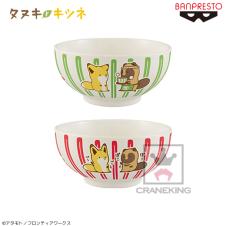 タヌキとキツネ どんぶり～おそば食べたい～