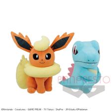 ポケットモンスター しっぽみてみて！ でっかいぬいぐるみ～ブースター・ワニノコ～