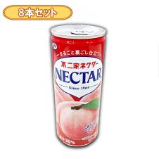 【8本セット】缶不二家ネクターピーチ250g ※賞味期限