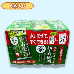 【伊右衛門】サントリー濃縮缶6Pパック ※賞味期限2025.10.31