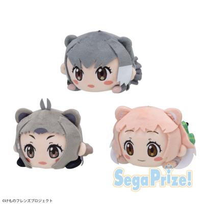 けものフレンズ 寝そべりぬいぐるみ“コツメカワウソ＆アメリカビーバー＆オグロプレーリードッグ”