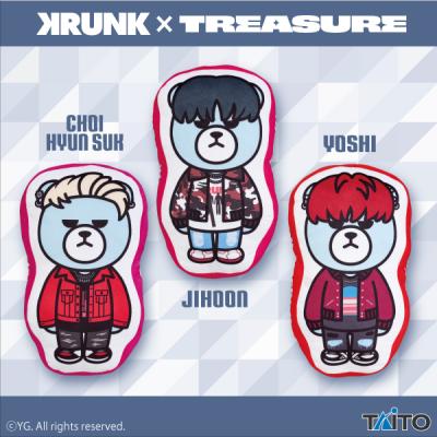 KRUNK×TREASURE 描き下ろしダイカットクッションvol.1