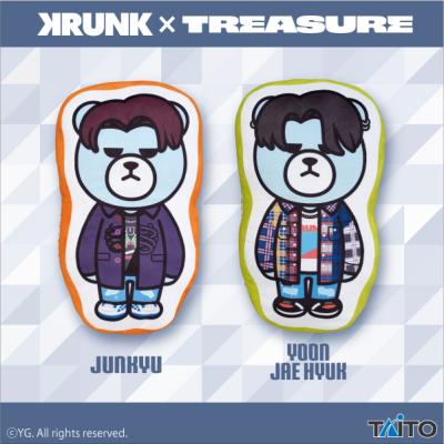 KRUNK×TREASURE 描き下ろしダイカットクッションvol.2