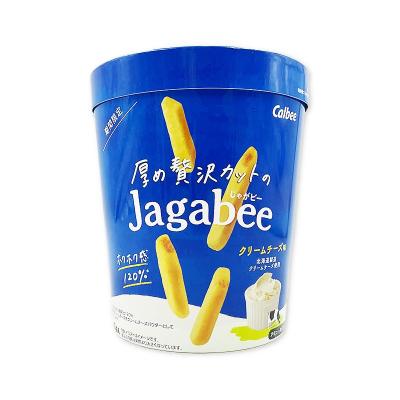 厚め贅沢カットのJagabee クリームチーズ味バーレルBOX(S)