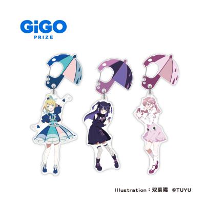 ツユオリジナルカラビナ付きアクリル アンダーシリーズ～GiGO限定～