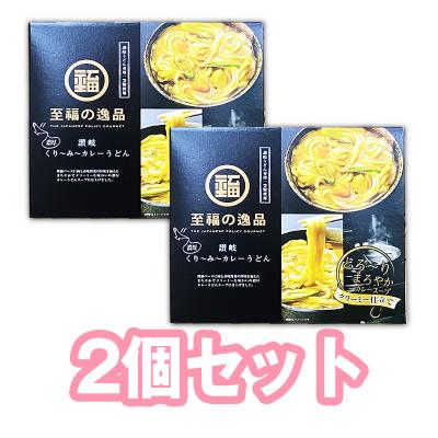 【２個セット】至福の逸品クリーミーカレーうどん ※賞味期限