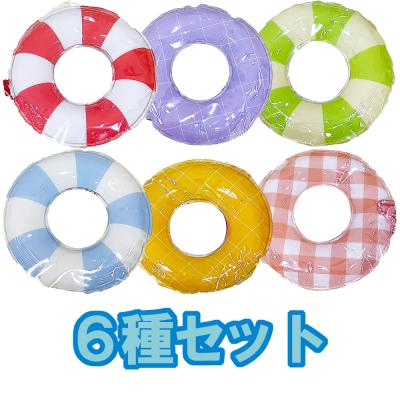 【６個セット】推し活シャカシャカうきわマスコット ボールチェーン 