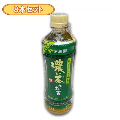 【8本セット】【機能性表示食品】PETお～いお茶 濃い茶600ml ※賞味期限