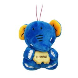■[B.elephant] TBEKKO DOUBUTSU character&biscuit mascot key chain