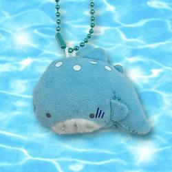［K.whale shark］Aquarium of the Dull Eyes Petite Mascot Ball Chain 