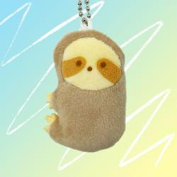 ［R.sloth］Dull Eyes Zoo Petite Mascot Ball Chain
